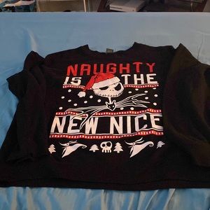 Nightmare before Christmas juniors plus size Christmas sweatshirt